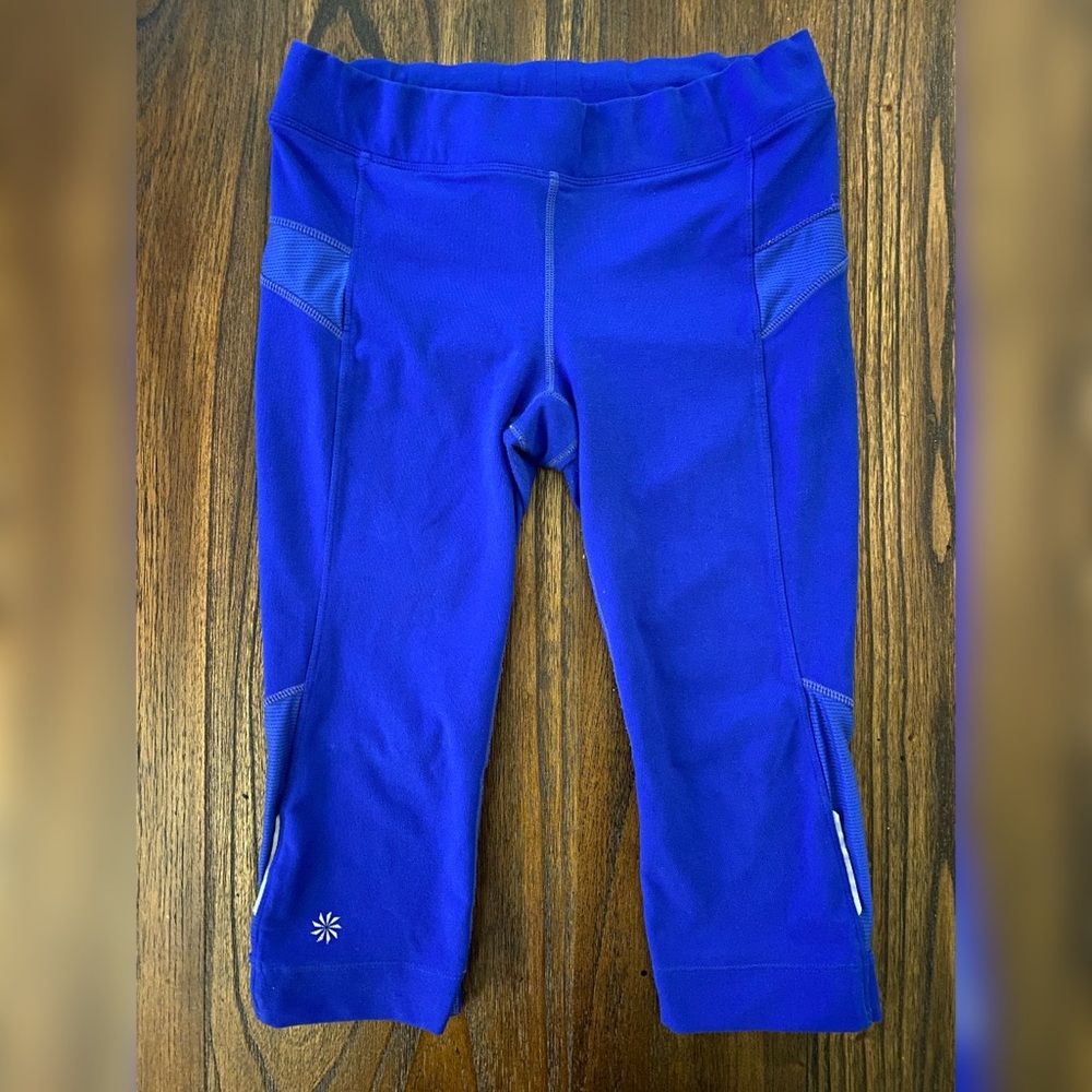 Athleta Royal Blue Capri Leggings